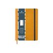 Oberthur Carmen - Carnet de notes souple A6 - ligné - moutarde