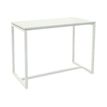 Table haute EASYDESK - L150 x P75 x H110 cm - plateau blanc
