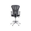 3701338800788-Siège technique TANET - fauteuil haut - hauteur réglable jusqu'à 71 cm - accoudoirs règlable en hauteur - repose-pieds --Arrière-2