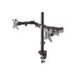 8717371446284-Neomounts by Newstar FPMA-D550D - Bras support pour 2 écrans jusqu'à 32" - fixation pince-Angle droit-1