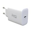 JAYM - Chargeur secteur - charge rapide - 1 USB - blanc