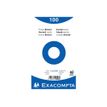 3130631105038-Exacompta - 12 Packs de 100 Fiches Bristol - 12,5 x 20 cm - unies - non perforées - blanc-Avant-1