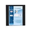 3130635184503-Exacompta Kreacover - Classeur à anneaux personnalisable - Dos 86 mm - A4 Maxi - noir - 3 pochett-Avant-0