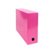 Exacompta Iderama - Boîte de transfert - dos 90 mm - rose