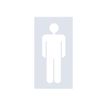 Pickup Home 3D - Pictogramme Homme - blanc