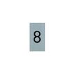 Pickup - Plaque de signalisation - 25 x 44 mm - autocollant - chiffre 8
