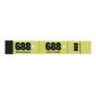 3416790002631-ELVE - Carnet de 50 tickets de vestiaire 3 volets - 30 x 200 mm - numéroté - jaune-Avant-0