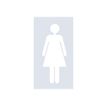 Pickup Home 3D - Pictogramme Femme - blanc