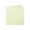 Pollen - 25 Cartes pliées - 135 x 135 mm - 210 g/m² - vert bourgeon