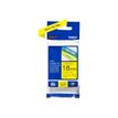 4977766686716-Brother TZe641 - Ruban d'étiquettes auto-adhésives - 1 rouleau (18 mm x 8 m) - fond jaune-P_79360934_3-3