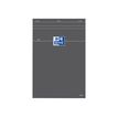 Oxford - Bloc notes - A4 - 160 pages - petits carreaux - 80G - gris