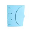 Smartfolder Wallou - 100 Chemises à 3 rabats - bleu