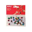 8410782132653-Apli - 100 yeux mobiles adhésifs - coloris assortis-P_79383248_1-1