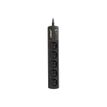 3700085612958-INFOSEC S5 Black Line II - Multiprise parafoudre 5 prises - parasurtenseur 2500 W-P_79388468_2-0