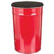 Pierre Henry - Poubelle pouf 33L - métal - rouge