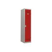 3219093114724-Vestiaire Industrie Salissante - 1 porte - 180 x 40 x 50 cm - gris/rouge-P_79411766_1-0