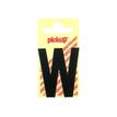 2012349362365-Pickup - Étiquette autocollante - 90 mm - Lettre W - noir mat-P_79418017_1-0
