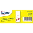 5014702032615-Avery -  500 étiquettes à cheval pré-imprimées Promotion - 50 x 125 mm - Blanc/Rouge-P_79425568_1-0