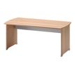 3483600784377-Bureau JAZZ+ - 160 cm - Pieds panneaux - Hêtre-P_79426238_1-0