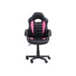 3760185029414-Fauteuil gamer ANZIO - accoudoirs fixes - noir et rose-P_79429824_2-1