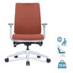 Fauteuil de bureau LEWIS - accoudoirs réglables - appui-tête en option - Rouge