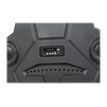 3701338800740-Fauteuil gamer ONLINE - accoudoirs réglables - enceintes intégrées - noir et rouge-P_79438613_8-7