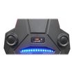 3701338800740-Fauteuil gamer ONLINE - accoudoirs réglables - enceintes intégrées - noir et rouge-P_79438613_9-8