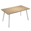 Bureau LEONARDO - 160 cm - Chêne chants chêne