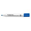 STAEDTLER LUMOCOLOR 351 - Pack de 10 marqueurs effaçables - pointe ogive - bleu