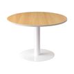 Table ronde EASYDESK - diamètre 115 x H75 cm - plateau hêtre