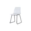3660141232592-Lot de 2 chaises CUBE - Pieds trapèzes acier noir - assise blanche-P_79441231_2-1