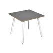 2012349510513-Bureau LEONARDO - 80 cm - Pieds métal blancs - Anthracite chants chêne-P_79441666_1-0