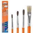3134725013131-Cléopâtre - Pack de 3 pinceaux poil de poney N° 4, 8, 12 + 1 brosse n°10 en soie de por-P_79444629_1-0