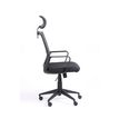 3760185020855-Fauteuil de bureau LIBERTY 02 - accoudoirs fixes - appui-tête réglable - noir et gris--3