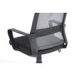 3760185020855-Fauteuil de bureau LIBERTY 02 - accoudoirs fixes - appui-tête réglable - noir et gris--8