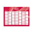 3371010307081-Quo Vadis - Calendrier bancaire 7 mois par face - 40,5 x 55 cm - rouge--0