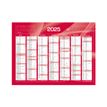 3371010307081-Quo Vadis - Calendrier bancaire 7 mois par face - 40,5 x 55 cm - rouge--1