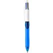 BIC 4 Couleurs Grip - Stylo à bille 4 couleurs - noir, rouge, bleu, vert - rétractable