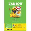 3148950015266-Canson Kids - Bloc dessin - 30 feuilles - A4 - 90 gr - blanc--0