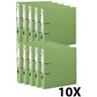 Exacompta Prem'Touch - 10 Classeurs à levier - Dos 80 mm - A4 Maxi - pour 600 feuilles - vert anis