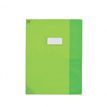 Oxford School Life - Protège cahier - 24 x 32 cm - vert translucide