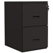 3219091966059-Classeur 2 tiroirs pour dossiers suspendus - 68 x 42 x 54 cm - noir--0