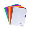 Clairefontaine Mimesys - Cahier polypro 24 x 32 cm - 96 pages - grands carreaux (Seyes) - disponible dans différentes couleurs