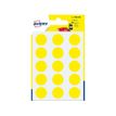 Avery - 90 Pastilles adhésives - jaune - diamètre 19 mm