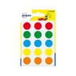 5014702026454-Avery - 90 Pastilles adhésives - couleurs assorties - diamètre 19 mm--0