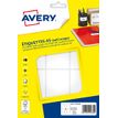 Avery - Etui A5 - 96 Étiquettes multi-usages blanches - 80 x 45 mm - réf ETE006