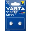 0400794226912-VARTA LR44/V13GA - 2 piles boutons spéciales - 1,5V--0