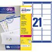 Avery - 315 Étiquettes adresse blanches - 63,5 x 38,1 mm - Impression laser - réf L7160-15