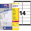 Avery - 210 Étiquettes adresse blanches - 99,1 x 38,1 mm - Impression laser - réf L7163-15