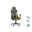 3760185028981-Fauteuil gamer SPORTING - accoudoirs réglables - noir et jaune--0